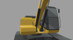 Low Poly Excavator 01