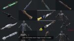 Low poly Fantasy Stylish Dagger Bundle