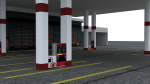 Low poly Gas Station