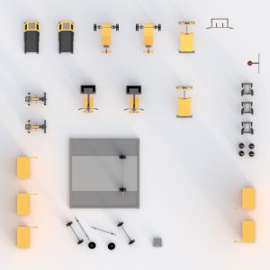 low-poly-gym-3d-model-low-poly-obj-mtl-fbx-stl-blend