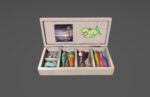 Low-poly handpainted fishermans box