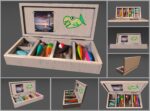 Low-poly handpainted fishermans box