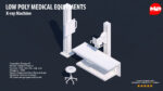 Low Poly Hospital Set - Medical Equipments