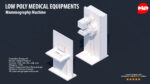 Low Poly Hospital Set - Medical Equipments