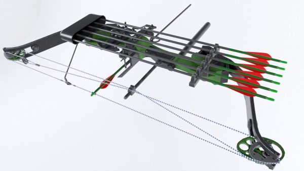 Low Poly Hunting and Archery Bow