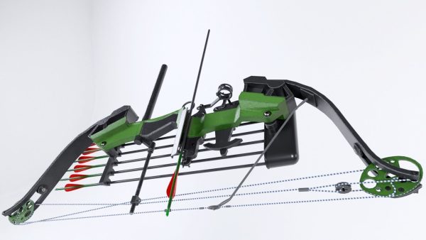 Low Poly Hunting and Archery Bow