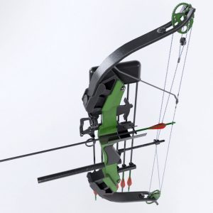 Low Poly Hunting and Archery Bow