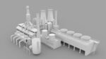 Low-Poly Industrial Plant