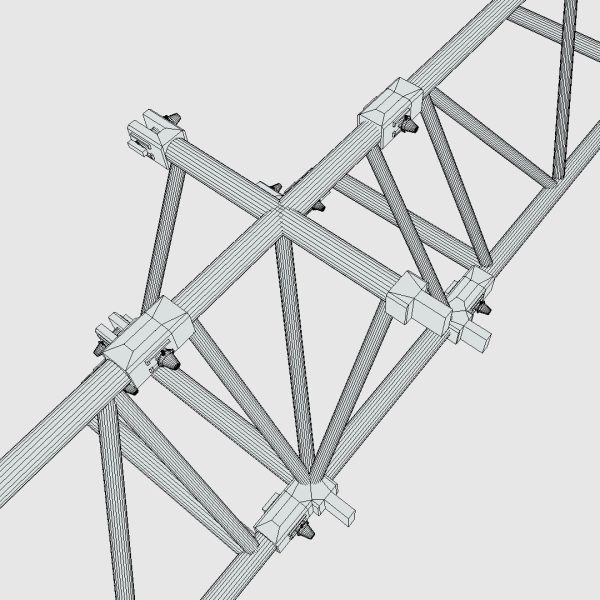 Low Poly Modular Truss