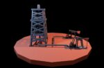 Low Poly Oil Rig