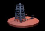 Low Poly Oil Rig