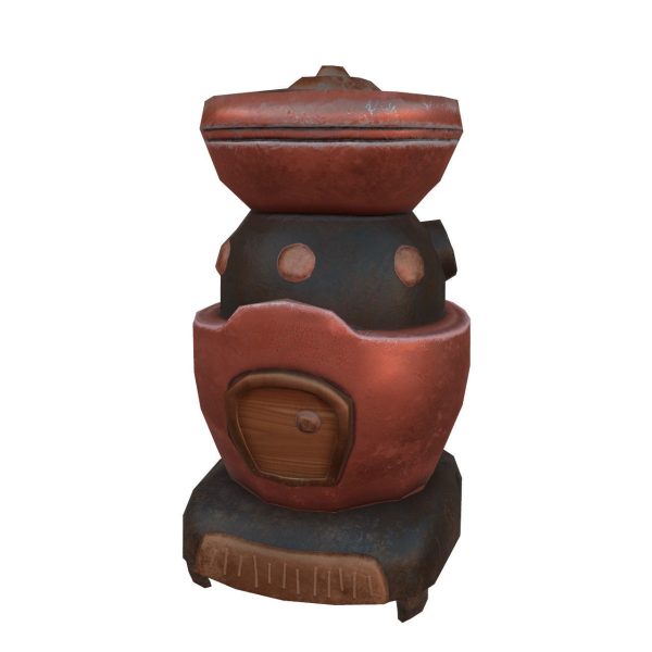Low Poly Oven pot