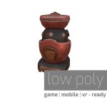 Low Poly Oven pot
