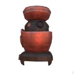 Low Poly Oven pot