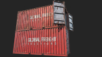 Low Poly PBR Shipping Container 20ft