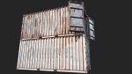 Low Poly PBR Shipping Container 20ft