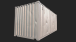 Low Poly PBR Shipping Container 20ft