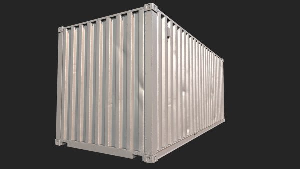 Low Poly PBR Shipping Container 20ft