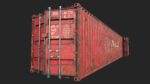 Low Poly PBR Shipping Container 40ft