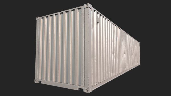 Low Poly PBR Shipping Container 40ft