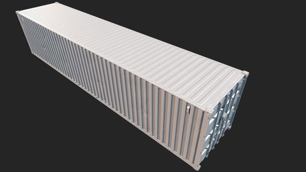 Low Poly PBR Shipping Container 40ft