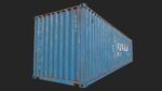 Low Poly PBR Shipping Container 40ft