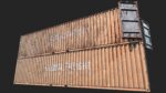 Low Poly PBR Shipping Container 40ft