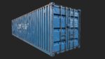 Low Poly PBR Shipping Container 40ft
