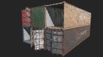 Low Poly PBR Shipping Container 40ft