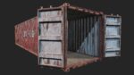 Low Poly PBR Shipping Container 40ft