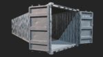 Low Poly PBR Shipping Container 40ft