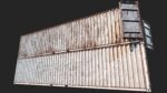 Low Poly PBR Shipping Container 40ft
