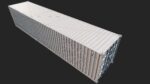 Low Poly PBR Shipping Container 40ft