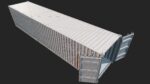 Low Poly PBR Shipping Container 40ft