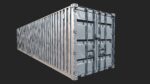 Low Poly PBR Shipping Container 40ft