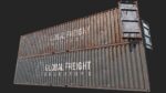 Low Poly PBR Shipping Container 40ft