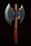 Low Poly Stylized axe