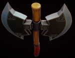 Low Poly Stylized axe