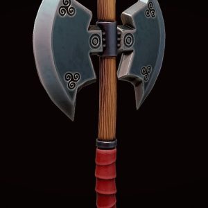 Low Poly Stylized axe