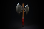 Low Poly Stylized axe