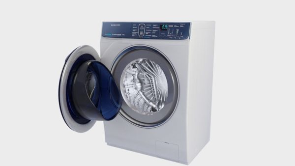 low poly washing machine