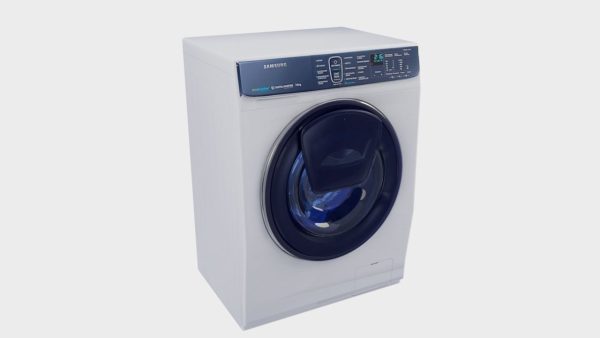 low poly washing machine