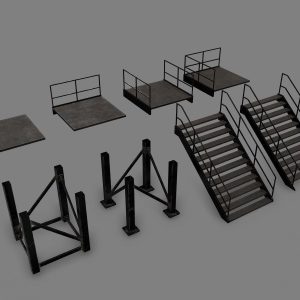 lowpoly-modular-industrial-stairs-3d-model-low-poly-obj-mtl-fbx-ma-mb