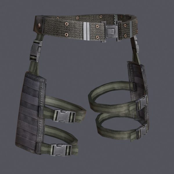 Lowpoly MOLLE Drop-Leg Platform