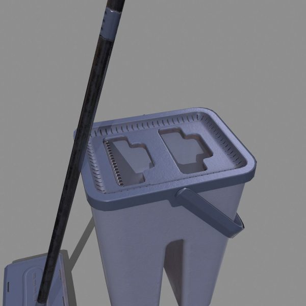 Lowpoly Mop Pbr