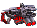 LowPoly Sci-Fi Assault Heavy Machine Gun