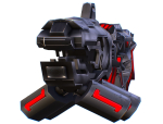 LowPoly Sci-Fi Assault Heavy Machine Gun