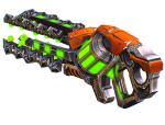 LowPoly Sci Fi Assault Heavy Machine Gun