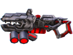 LowPoly Sci-Fi Assault Heavy Machine Gun
