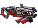 LowPoly Sci-Fi Assault Heavy Machine Gun